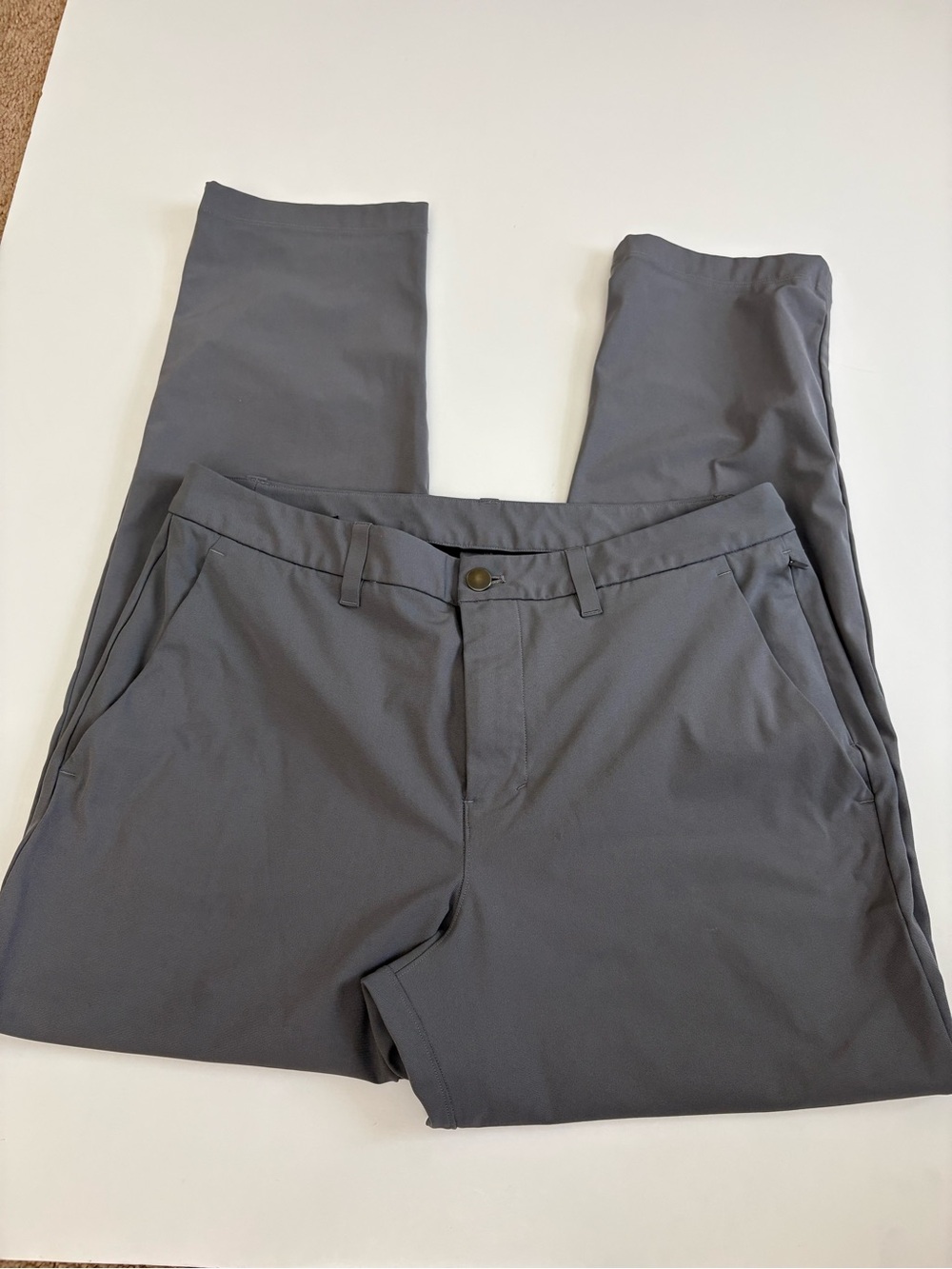 Lululemon ABC Classic Five Pocket Pants Gray Size 32 *see description
